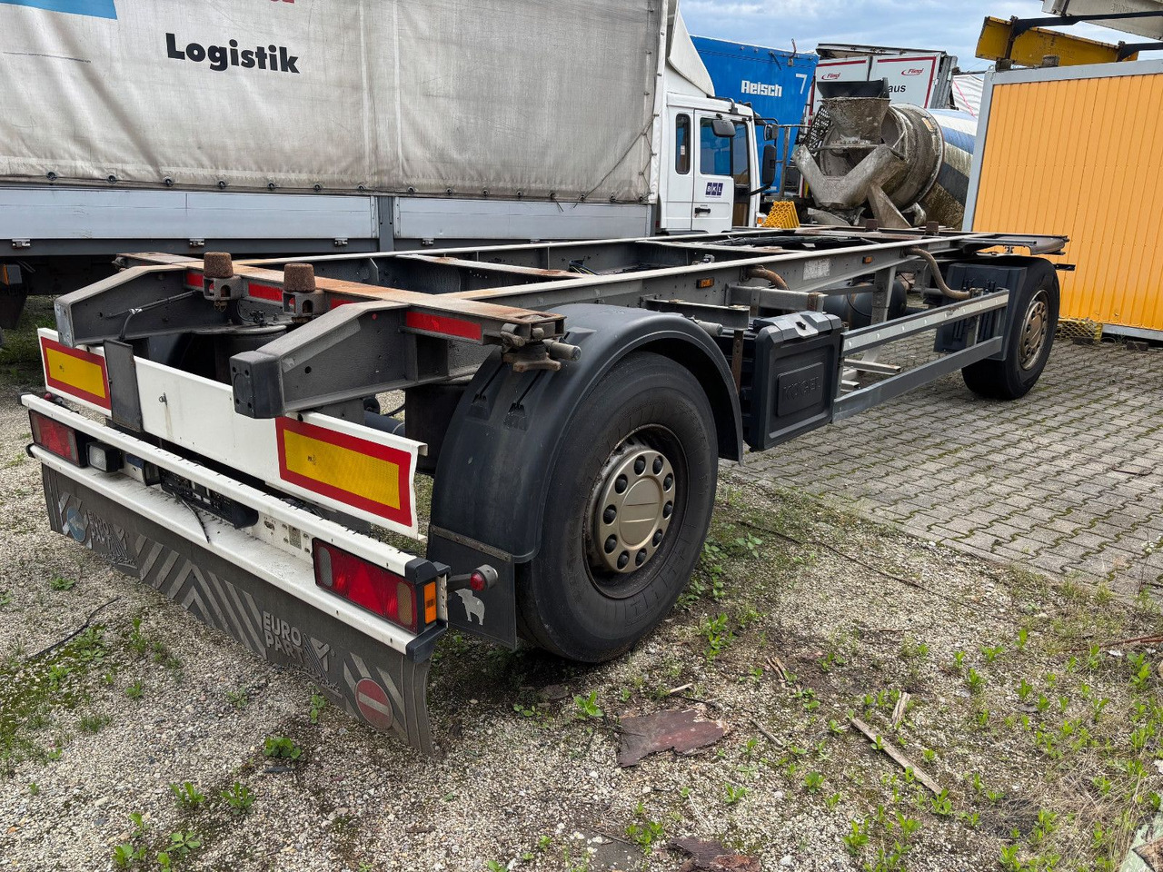 Schmitz Cargobull AWF 18 Containeraufbau/VERZINKT/Scheibe - 集装箱运输车/ 可拆卸车身的拖车:图3 Schmitz Cargobull AWF 18 Containeraufbau/VERZINKT/Scheibe - 集装箱运输车/ 可拆卸车身的拖车:图3
