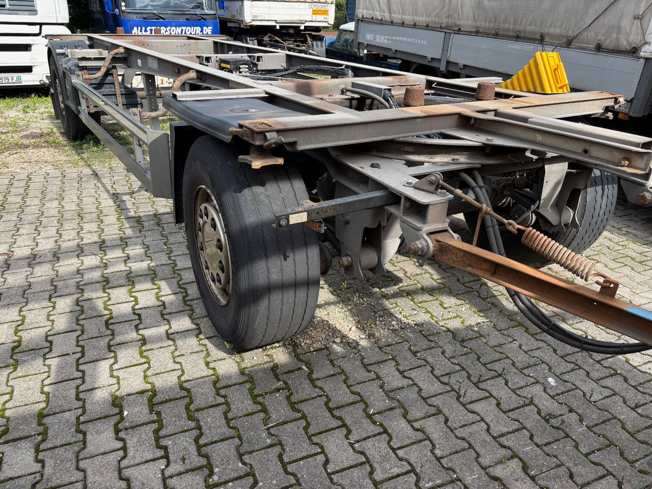 Schmitz Cargobull AWF 18 Containeraufbau/VERZINKT/Scheibe - 集装箱运输车/ 可拆卸车身的拖车:图1 Schmitz Cargobull AWF 18 Containeraufbau/VERZINKT/Scheibe - 集装箱运输车/ 可拆卸车身的拖车:图1