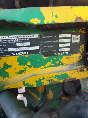 2007 Volvo A40D - 铰接式自卸车:图5 2007 Volvo A40D - 铰接式自卸车:图5