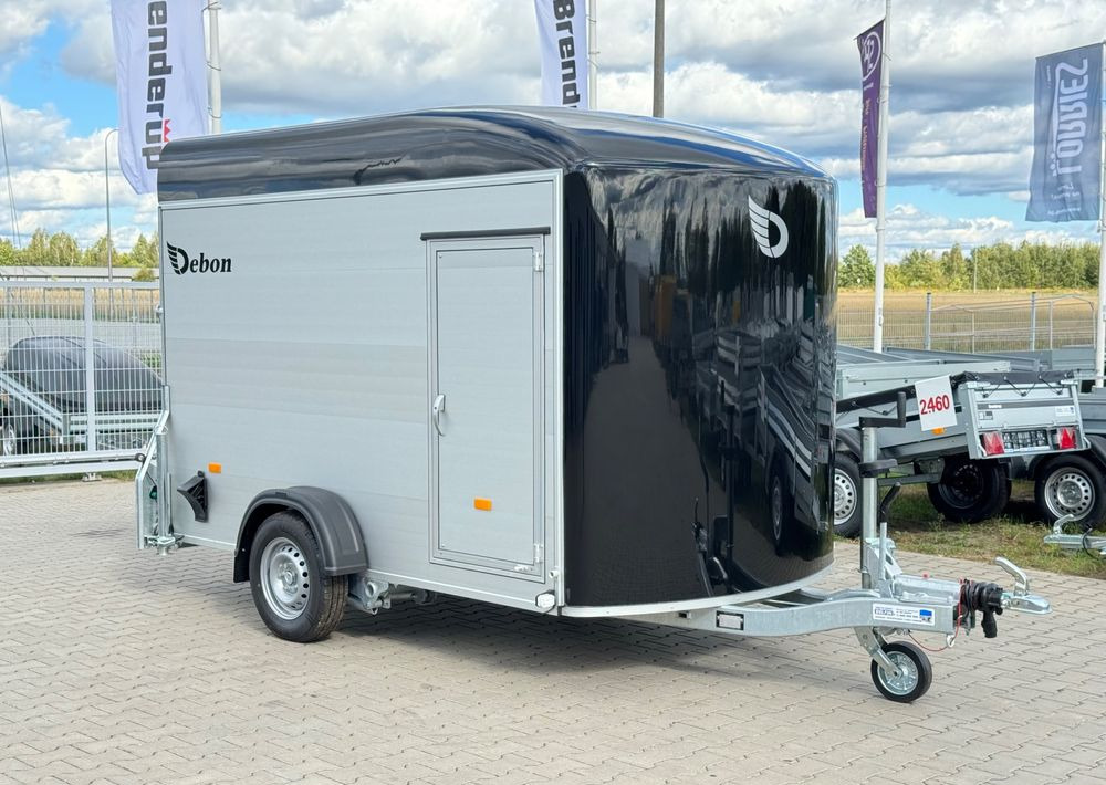 DEBON C400 ALU + drzwi boczne | 315x164 cm | DMC 750 - 1300 kg - 封闭厢式拖车:图1 DEBON C400 ALU + drzwi boczne | 315x164 cm | DMC 750 - 1300 kg - 封闭厢式拖车:图1