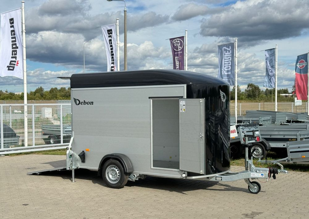 DEBON C400 ALU + drzwi boczne | 315x164 cm | DMC 750 - 1300 kg - 封闭厢式拖车:图2 DEBON C400 ALU + drzwi boczne | 315x164 cm | DMC 750 - 1300 kg - 封闭厢式拖车:图2