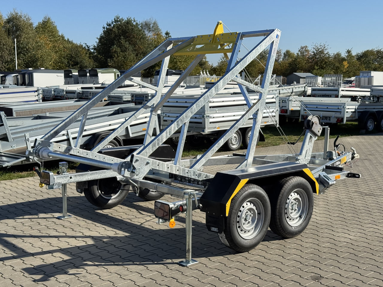 新的 电缆拖车 LORRIES TPB35-4925 + wciągarka elektryczna | 3500kg：图16