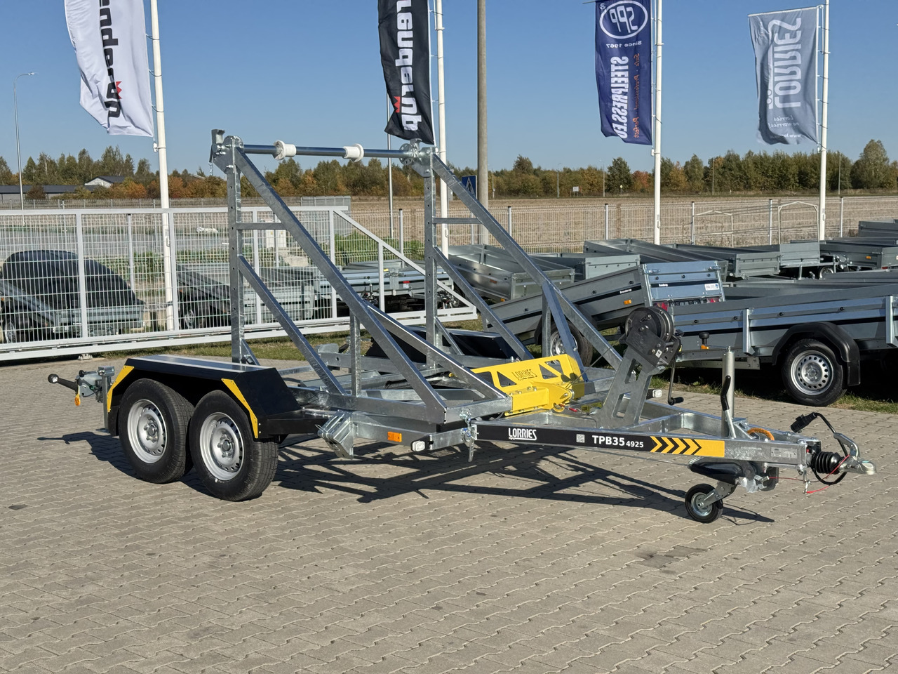 新的 电缆拖车 LORRIES TPB35-4925 + wciągarka elektryczna | 3500kg：图11