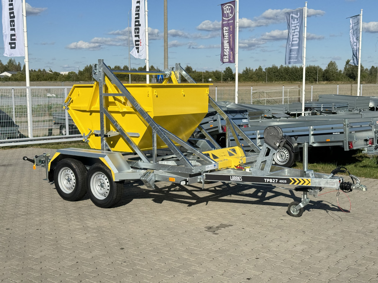 新的 电缆拖车 LORRIES TPB35-4925 + wciągarka elektryczna | 3500kg：图10
