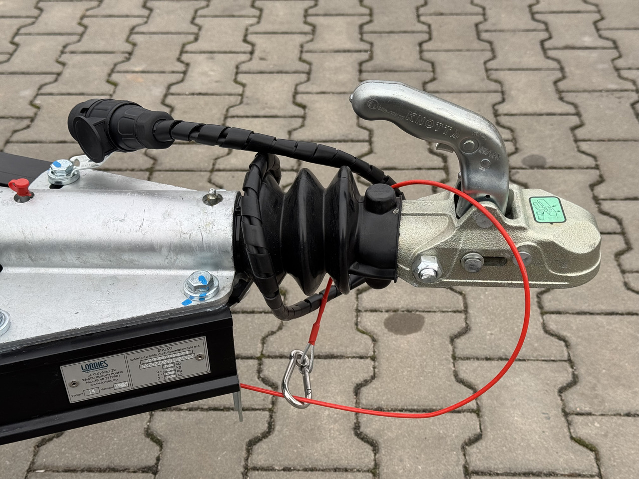 新的 自动转运拖车 Lorries PLAXX27-4520 – laweta aluminiowa 2,7T：图6