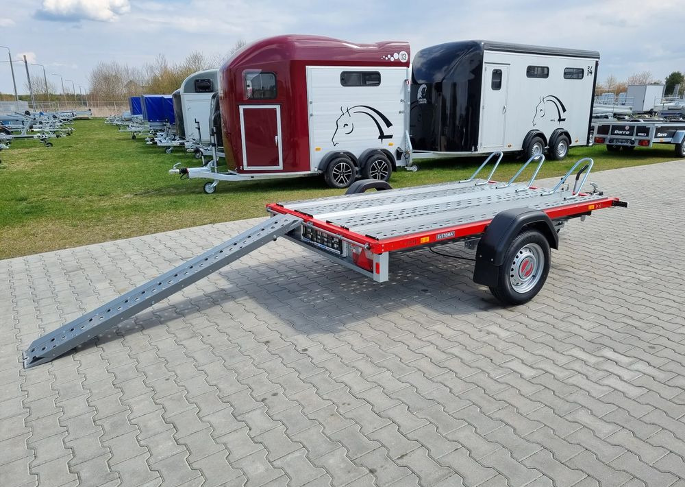 STEMA STM 02 10-25-15.1 red | 251x153 cm 3 motocykle | DMC 1000kg - 摩托车拖车:图2 STEMA STM 02 10-25-15.1 red | 251x153 cm 3 motocykle | DMC 1000kg - 摩托车拖车:图2