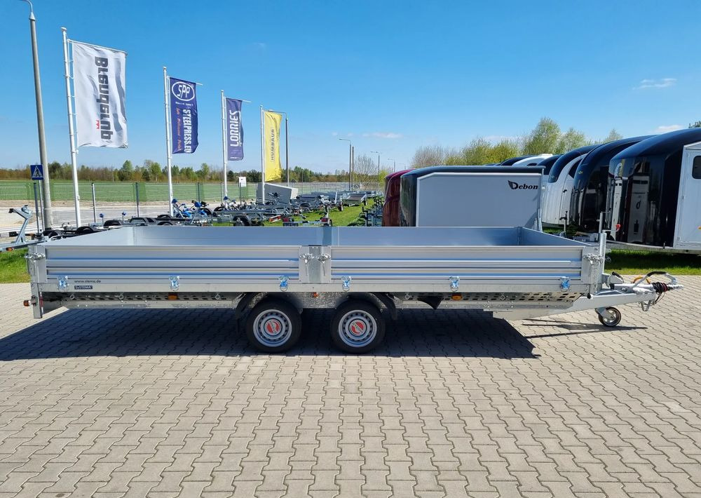 Stema Przyczepa 510x213 cm ALU 3,5T hamowana - 栏板式/ 平板拖车:图2 Stema Przyczepa 510x213 cm ALU 3,5T hamowana - 栏板式/ 平板拖车:图2