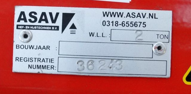 ASAV unknown | Hijsbalk Battery lifting beam 2 ton sn. 36243 outer dimensions 11 - 电池 适用于 材料装卸设备:图4 ASAV unknown | Hijsbalk Battery lifting beam 2 ton sn. 36243 outer dimensions 11 - 电池 适用于 材料装卸设备:图4