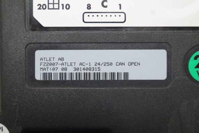 Atlet FZ2007 | Rijregeling Drive controller ZAPI AC1 FZ2007 24/250A can open sn. - ECU 适用于 材料装卸设备:图2 Atlet FZ2007 | Rijregeling Drive controller ZAPI AC1 FZ2007 24/250A can open sn. - ECU 适用于 材料装卸设备:图2