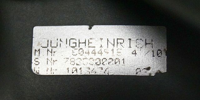 Jungheinrich 50444915 | Control levers with side shift function for ETV year 200 - 电气系统 适用于 材料装卸设备:图4 Jungheinrich 50444915 | Control levers with side shift function for ETV year 200 - 电气系统 适用于 材料装卸设备:图4