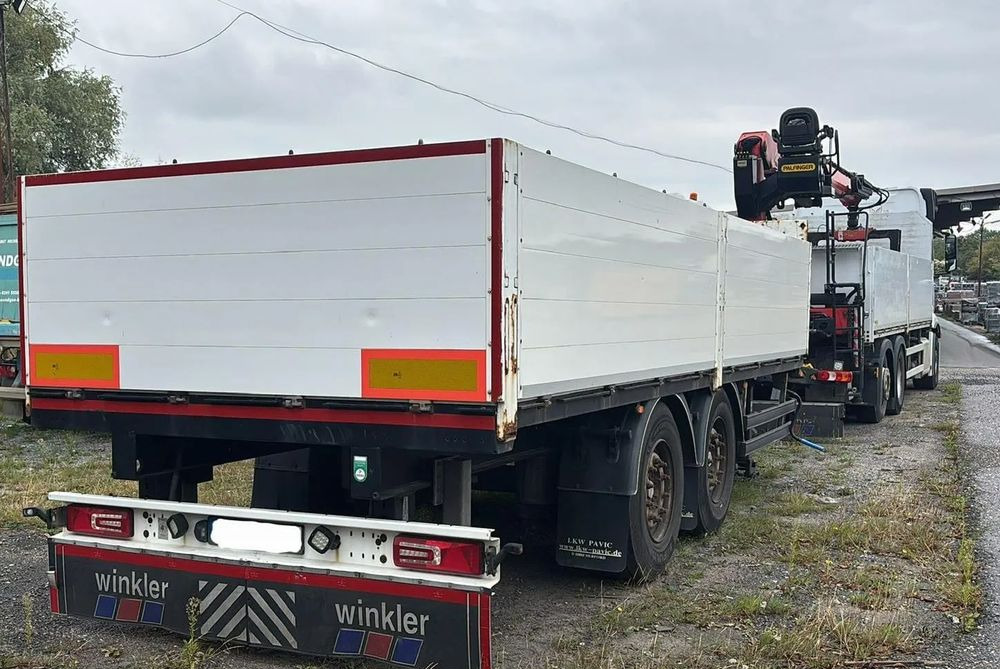 Mercedes-Benz ACTROS 2545 / 6x2 / HDS Palfinger PK 20.501 sterowany radiowo / Przyczepa w zestawie / Euro6/ Przebieg 340 000km - 栏板式/ 平板卡车, 起重车:图4 Mercedes-Benz ACTROS 2545 / 6x2 / HDS Palfinger PK 20.501 sterowany radiowo / Przyczepa w zestawie / Euro6/ Przebieg 340 000km - 栏板式/ 平板卡车, 起重车:图4