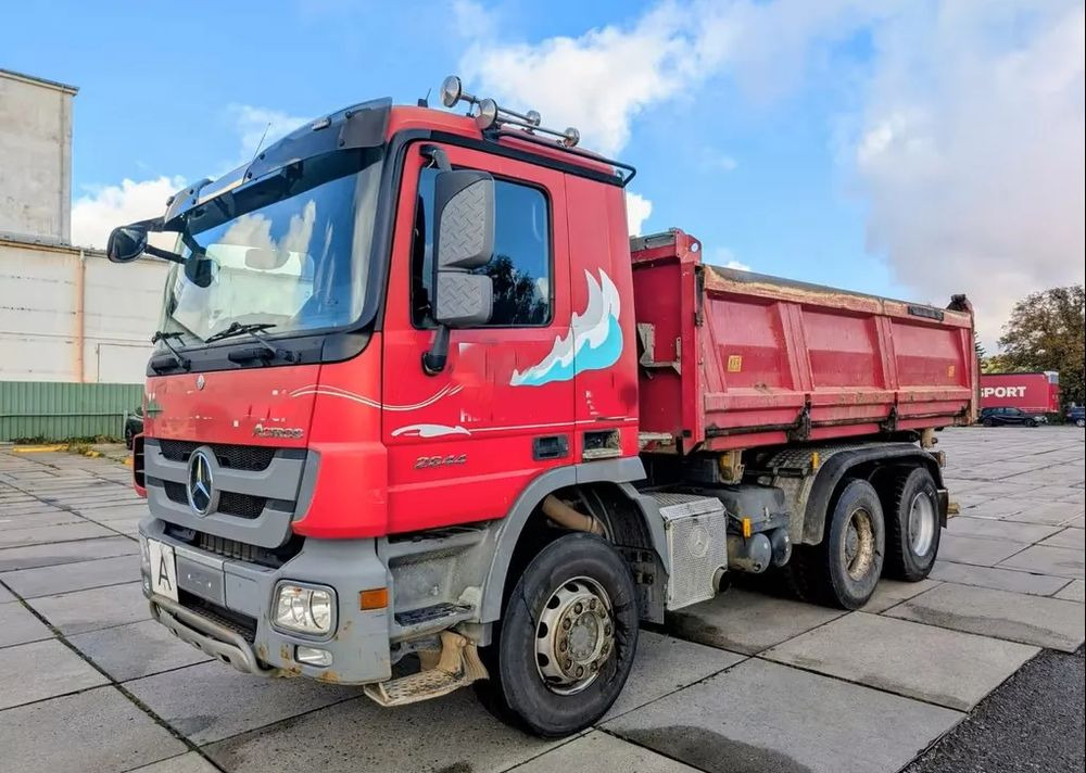 Mercedes-Benz Actros 2644 EPS |Wywrotka 3-stronna Meiller Bordmatik | 6x4 | Euro 5 | Plandeka rolowana - 翻斗车:图1 Mercedes-Benz Actros 2644 EPS |Wywrotka 3-stronna Meiller Bordmatik | 6x4 | Euro 5 | Plandeka rolowana - 翻斗车:图1
