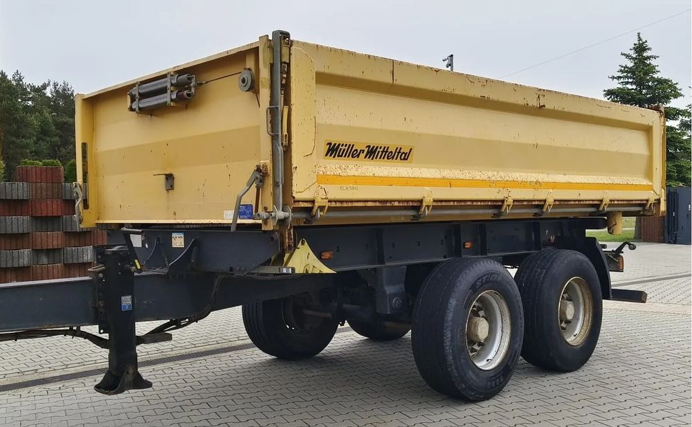 Miller Tandem R180 | Wywrotka 3-stronna | Pneumatyczne zawieszenie | Bordmatik | 2013 | Oś podnoszona - 翻斗拖车:图1 Miller Tandem R180 | Wywrotka 3-stronna | Pneumatyczne zawieszenie | Bordmatik | 2013 | Oś podnoszona - 翻斗拖车:图1