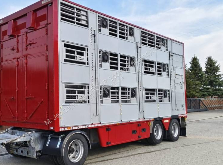 Pezzaioli RBA 32TRZYOSIOWA PRZYCZEPA-2X BYDŁO,3XTRZODA - 牲畜运输拖车:图1 Pezzaioli RBA 32TRZYOSIOWA PRZYCZEPA-2X BYDŁO,3XTRZODA - 牲畜运输拖车:图1