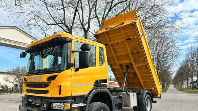 Scania P360 4x4 – Meiller wywrotka trójstronna – Euro 6 – 142.000 km !!!– 2-osobowa kabina - 翻斗车:图1 Scania P360 4x4 – Meiller wywrotka trójstronna – Euro 6 – 142.000 km !!!– 2-osobowa kabina - 翻斗车:图1