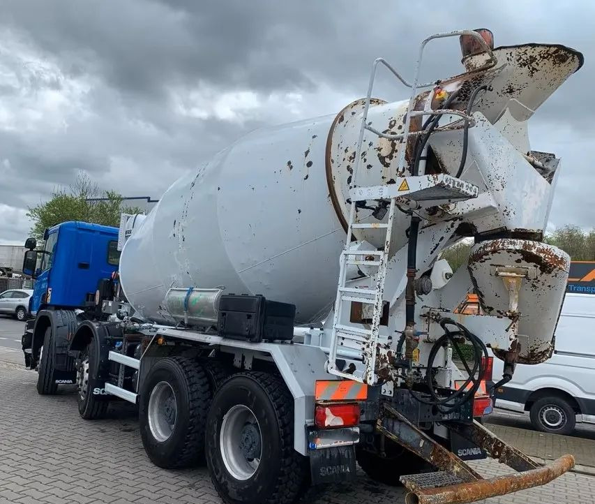 Scania P410 8x4 – Betoniarka Liebherr 9 m³/ Euro 5 / Retarder - 混凝土搅拌车:图4 Scania P410 8x4 – Betoniarka Liebherr 9 m³/ Euro 5 / Retarder - 混凝土搅拌车:图4