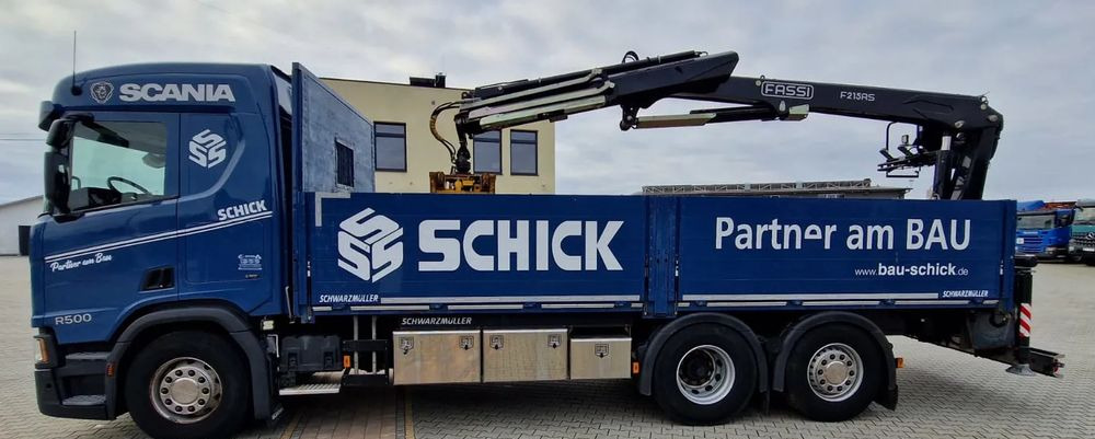 Scania Scania/ R 500/ 6x2 /Fassi F 215 AS - 栏板式/ 平板卡车, 起重车:图3 Scania Scania/ R 500/ 6x2 /Fassi F 215 AS - 栏板式/ 平板卡车, 起重车:图3