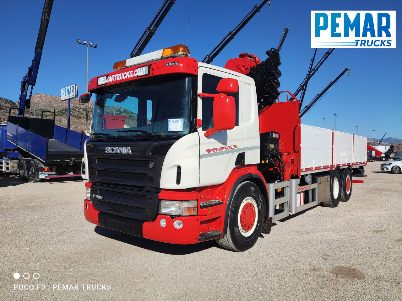 SCANIA P 400 6X2 GRUA CAJA FIJA - 起重车:图2 SCANIA P 400 6X2 GRUA CAJA FIJA - 起重车:图2