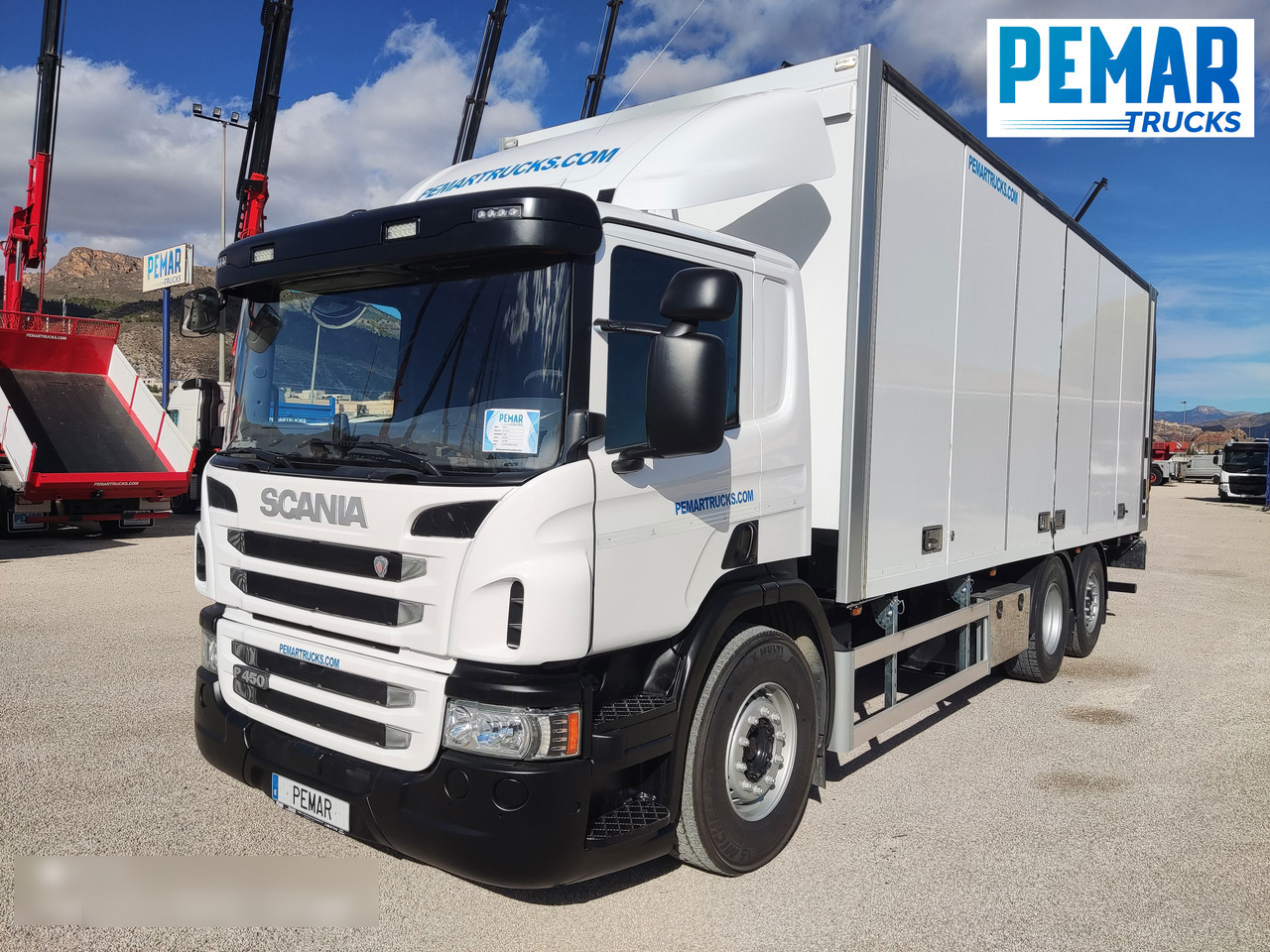 SCANIA P 450 6X2 CAJA CERRADA - 厢式卡车:图1 SCANIA P 450 6X2 CAJA CERRADA - 厢式卡车:图1