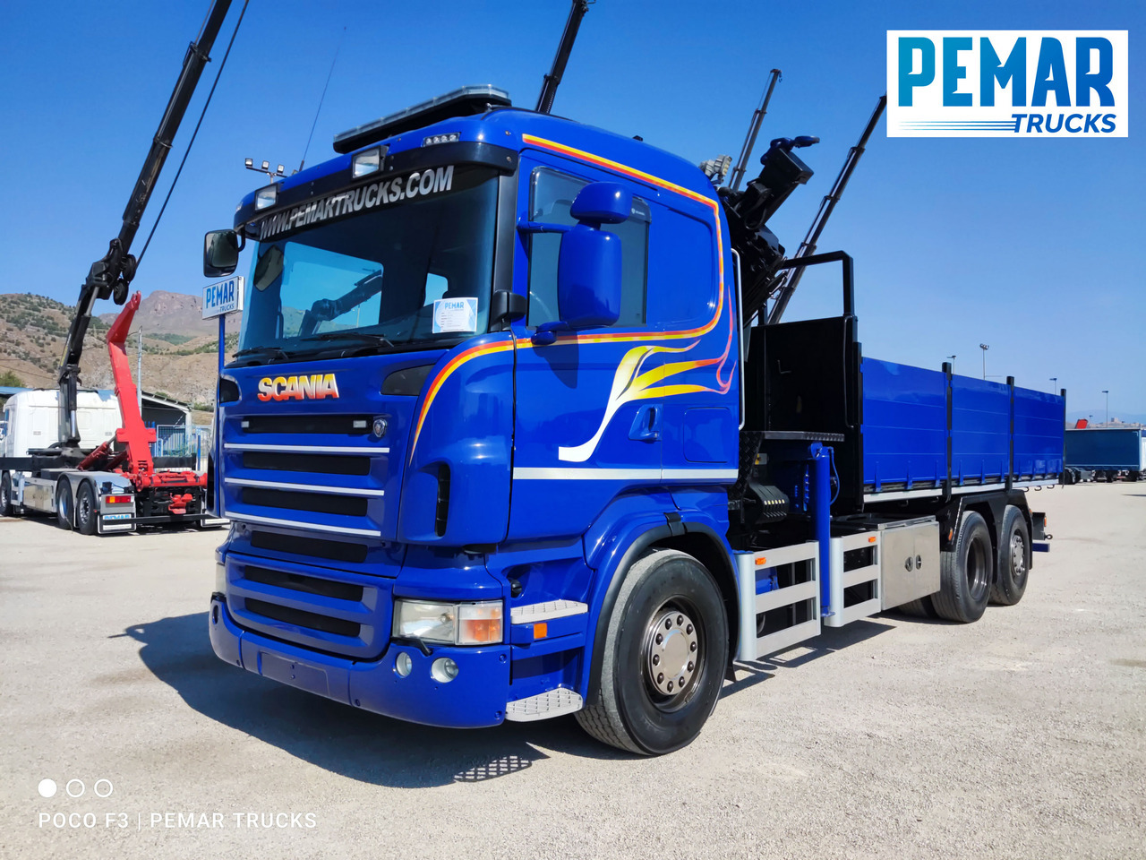 SCANIA R 420 6X2 GRUA PALFINGER PK 23002 BASCULANTE - 翻斗车, 起重车:图2 SCANIA R 420 6X2 GRUA PALFINGER PK 23002 BASCULANTE - 翻斗车, 起重车:图2