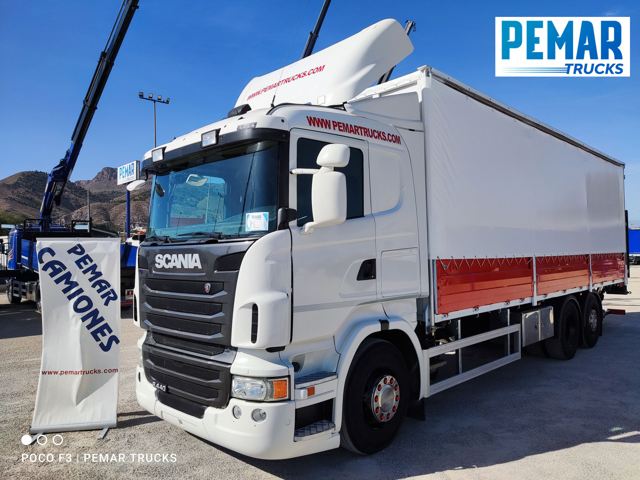 SCANIA R 440 6X2 SEMITAUTLINER - 侧帘卡车:图1 SCANIA R 440 6X2 SEMITAUTLINER - 侧帘卡车:图1