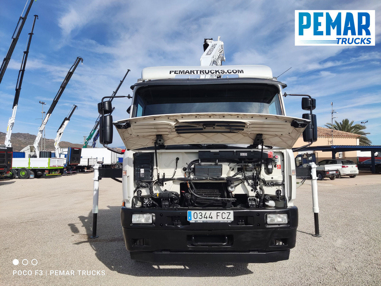 栏板式/ 平板卡车, 起重车 VOLVO FL 250 GRUA CAJA FIJA：图32