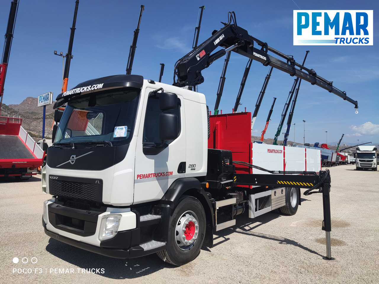 VOLVO FL 280 GRUA CAJA FIJA EURO 6 - 起重车:图1 VOLVO FL 280 GRUA CAJA FIJA EURO 6 - 起重车:图1