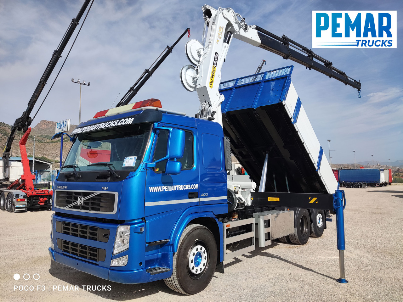 VOLVO FM 400 6X2 GRUA PALFINGER PK 23002 BASCULANTE - 翻斗车, 起重车:图1 VOLVO FM 400 6X2 GRUA PALFINGER PK 23002 BASCULANTE - 翻斗车, 起重车:图1