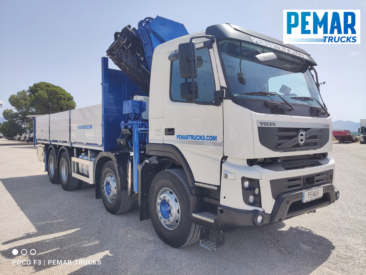 VOLVO FMX 460 8X4 GRUA CAJA FIJA ABIERTA - 栏板式/ 平板卡车:图4 VOLVO FMX 460 8X4 GRUA CAJA FIJA ABIERTA - 栏板式/ 平板卡车:图4