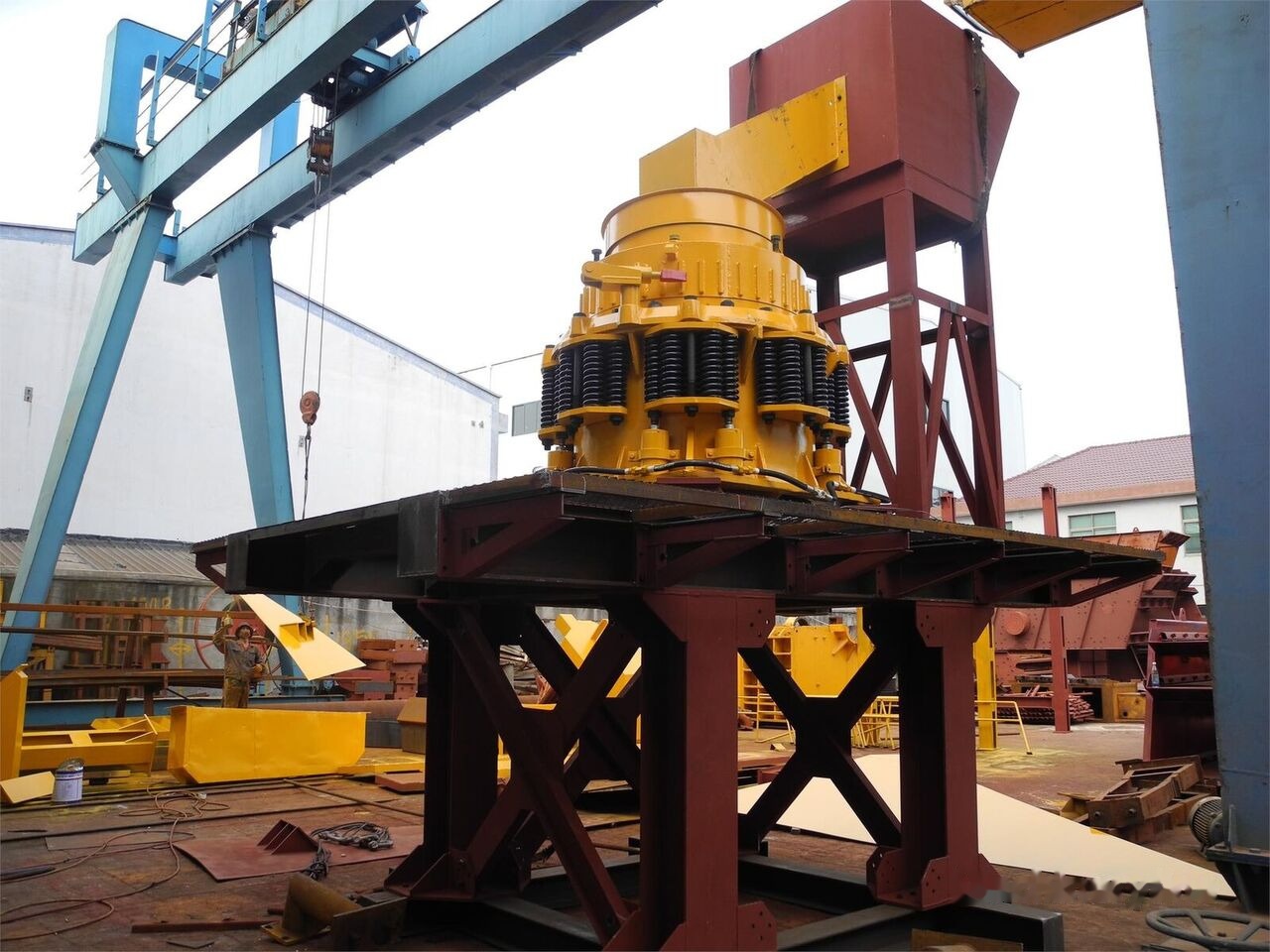 Kinglink KLC1000 100TPH Silex Stone Cone Crusher - 圆锥破碎机:图1 Kinglink KLC1000 100TPH Silex Stone Cone Crusher - 圆锥破碎机:图1