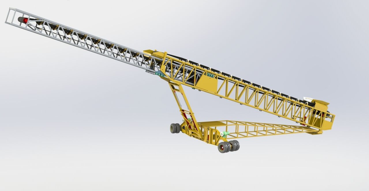Kinglink New Belt Conveyor | Telescopic Radial Stacker - 带式输送机:图4 Kinglink New Belt Conveyor | Telescopic Radial Stacker - 带式输送机:图4