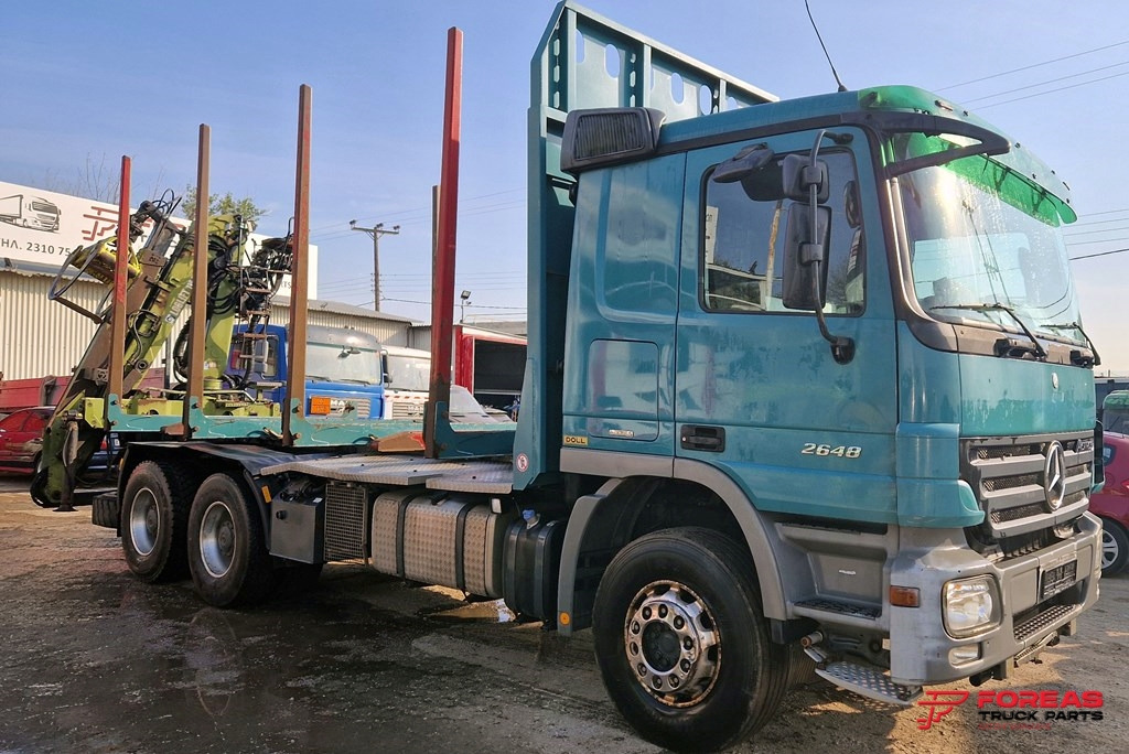 MERCEDES-BENZ ACTROS 2648 6x4 - 木材运输车, 起重车:图1 MERCEDES-BENZ ACTROS 2648 6x4 - 木材运输车, 起重车:图1