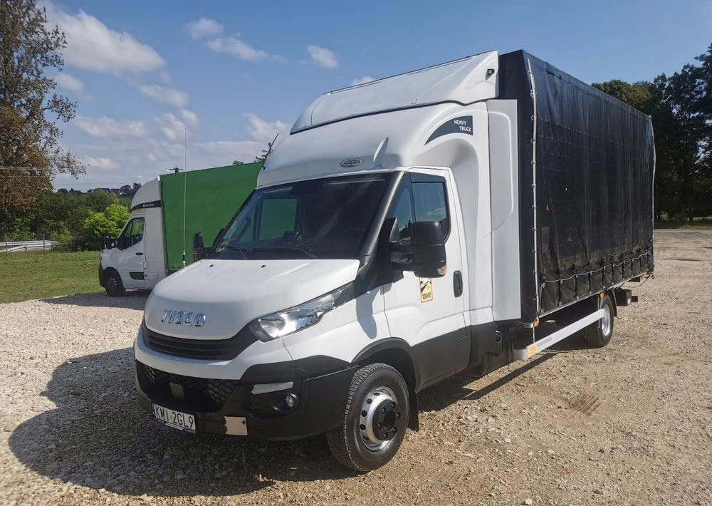 Iveco Daily 70C18 firana Winda 1.000kg Dhollandia wejkama 12pal - 侧帘卡车:图1 Iveco Daily 70C18 firana Winda 1.000kg Dhollandia wejkama 12pal - 侧帘卡车:图1