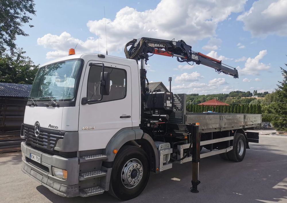 Mercedes-Benz Atego 1823 żuraw HDS Atlas 105.2 koła 315/80R22,5 - 栏板式/ 平板卡车, 起重车:图2 Mercedes-Benz Atego 1823 żuraw HDS Atlas 105.2 koła 315/80R22,5 - 栏板式/ 平板卡车, 起重车:图2