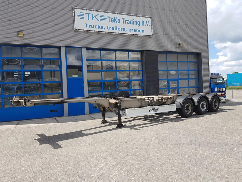Fliegl SDS 380 MULTI BPW Disc Lift axle - 集装箱运输车/ 可拆卸车身的半拖车:图1 Fliegl SDS 380 MULTI BPW Disc Lift axle - 集装箱运输车/ 可拆卸车身的半拖车:图1