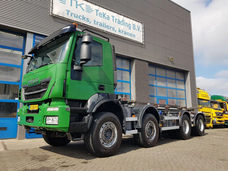 Iveco Stralis 450 8x4 Steel Nieuwe Apk/TÜV 430.000 km kettingsyst 30 t - 集装箱运输车/ 可拆卸车身的卡车:图1 Iveco Stralis 450 8x4 Steel Nieuwe Apk/TÜV 430.000 km kettingsyst 30 t - 集装箱运输车/ 可拆卸车身的卡车:图1
