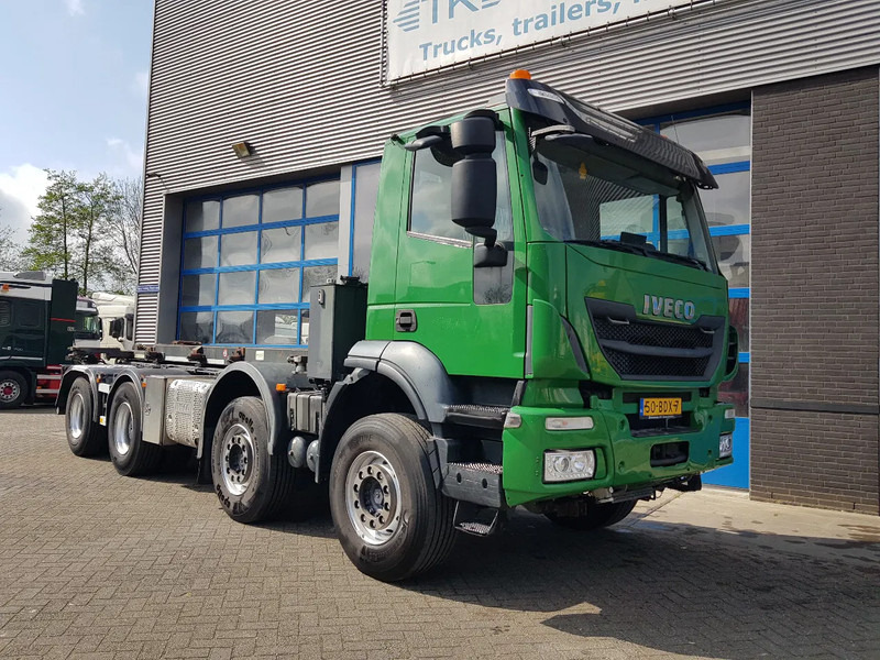 Iveco Stralis 450 8x4 Steel Nieuwe Apk/TÜV 430.000 km kettingsyst 30 ton - 集装箱运输车/ 可拆卸车身的卡车:图5 Iveco Stralis 450 8x4 Steel Nieuwe Apk/TÜV 430.000 km kettingsyst 30 ton - 集装箱运输车/ 可拆卸车身的卡车:图5