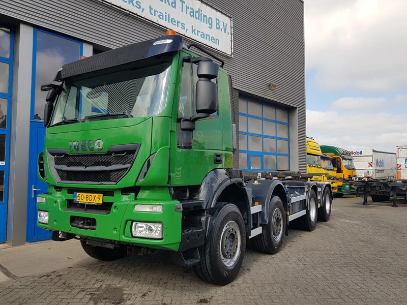 Iveco Stralis 450 8x4 Steel Nieuwe Apk/TÜV 430.000 km kettingsyst 30 ton - 集装箱运输车/ 可拆卸车身的卡车:图2 Iveco Stralis 450 8x4 Steel Nieuwe Apk/TÜV 430.000 km kettingsyst 30 ton - 集装箱运输车/ 可拆卸车身的卡车:图2