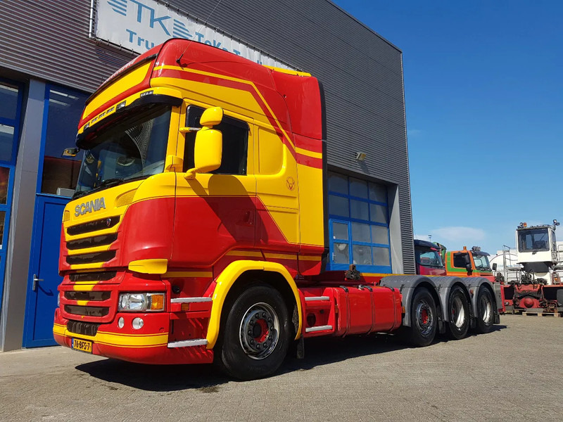 Scania R450 8x2 Topline ADR EX/II, EX/III, FL en AT SCR only - 集装箱运输车/ 可拆卸车身的卡车:图1 Scania R450 8x2 Topline ADR EX/II, EX/III, FL en AT SCR only - 集装箱运输车/ 可拆卸车身的卡车:图1