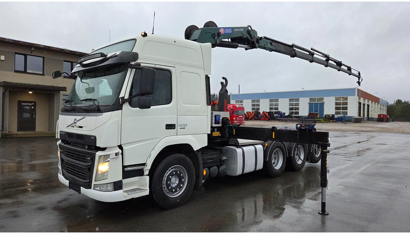 Volvo FM500 8X4*4 HMF 2620K6 - 吊钩升降车, 起重车:图1 Volvo FM500 8X4*4 HMF 2620K6 - 吊钩升降车, 起重车:图1