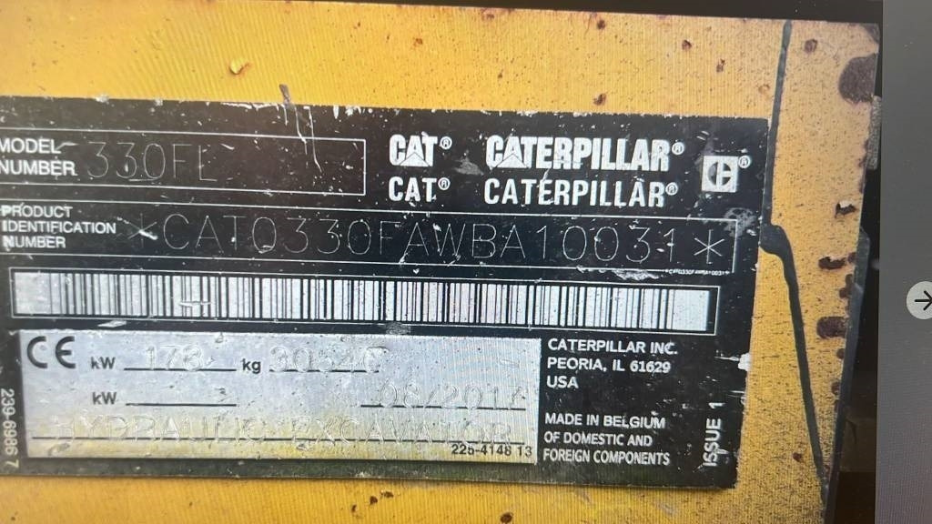 CAT 330 FL (On Transport) - 履带式挖掘机:图2 CAT 330 FL (On Transport) - 履带式挖掘机:图2