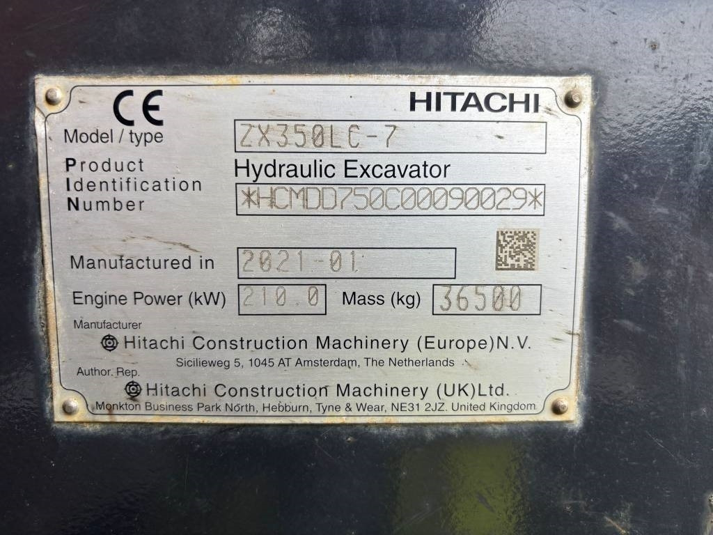 Hitachi ZX 350 LC-7 (Under Preparation) - 履带式挖掘机:图2 Hitachi ZX 350 LC-7 (Under Preparation) - 履带式挖掘机:图2