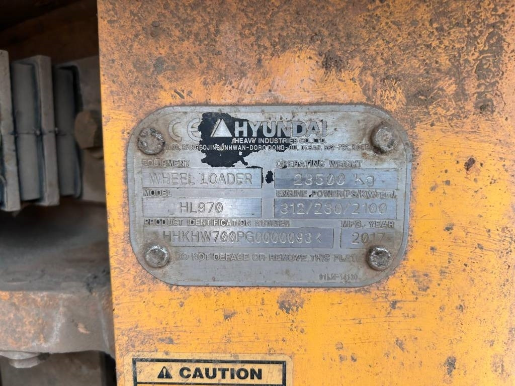 Hyundai HL 970 (Under Preparation) - 轮式装载机:图2 Hyundai HL 970 (Under Preparation) - 轮式装载机:图2