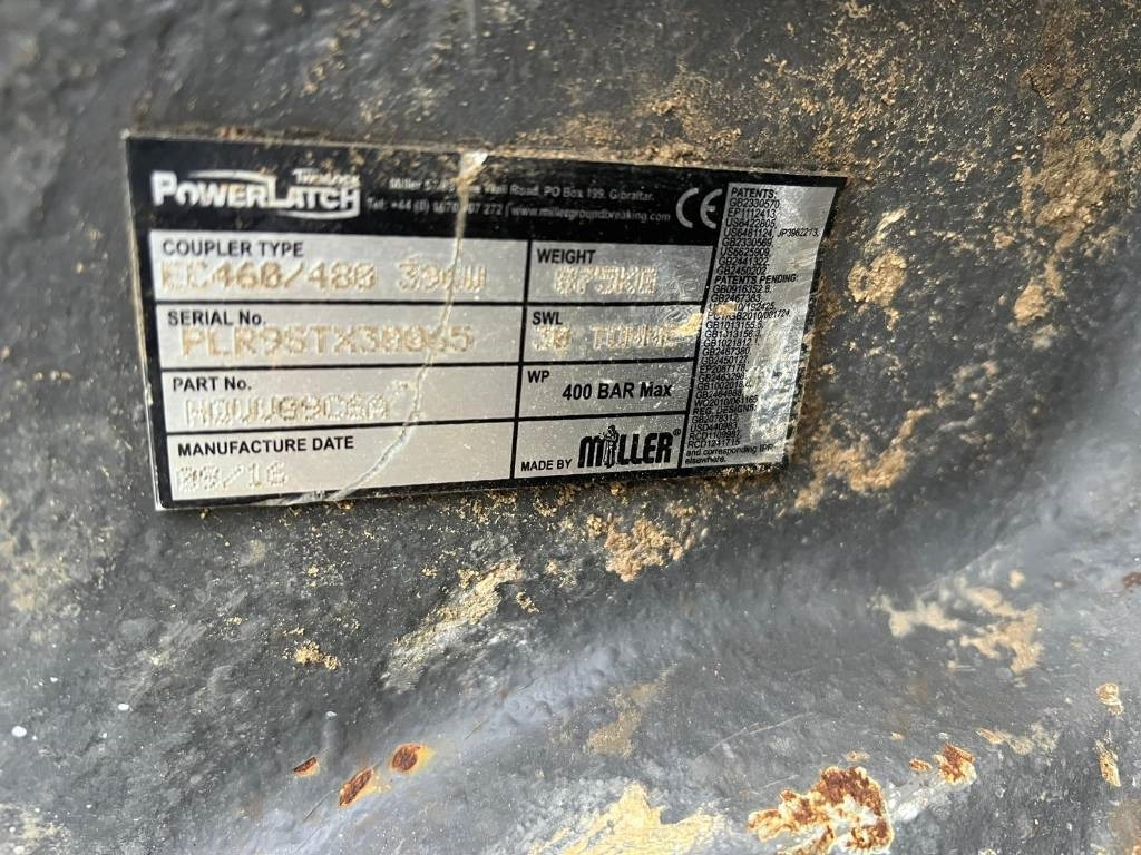 铲斗 适用于 建筑机械 Volvo EC 480 E L coupler + bucket：图8