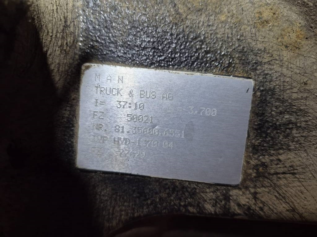 MAN HYD-1370 Etuperä ratio 3,70 - 轴及其零件 适用于 卡车:图4 MAN HYD-1370 Etuperä ratio 3,70 - 轴及其零件 适用于 卡车:图4