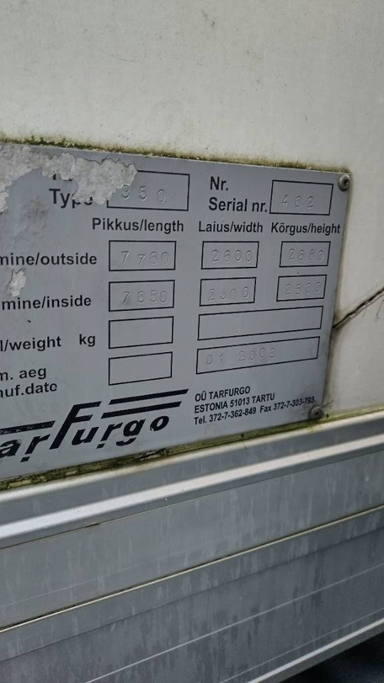 Scania P94 kokosivuaukeva kori+pl-nostin - 厢式卡车:图4 Scania P94 kokosivuaukeva kori+pl-nostin - 厢式卡车:图4