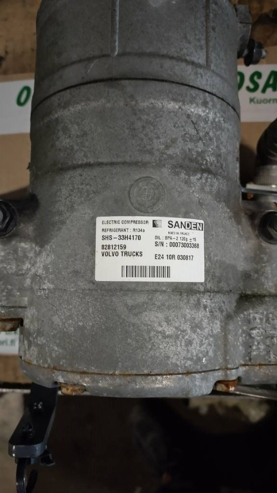 Volvo taukoilmastointi kompura  - 电气系统 适用于 卡车:图1 Volvo taukoilmastointi kompura  - 电气系统 适用于 卡车:图1