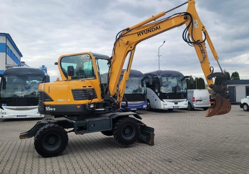Hyundai ROBEX 55W-9 EXCAVATOR / SPROWADZONY Z FRANCJI - 轮式挖掘机:图4 Hyundai ROBEX 55W-9 EXCAVATOR / SPROWADZONY Z FRANCJI - 轮式挖掘机:图4