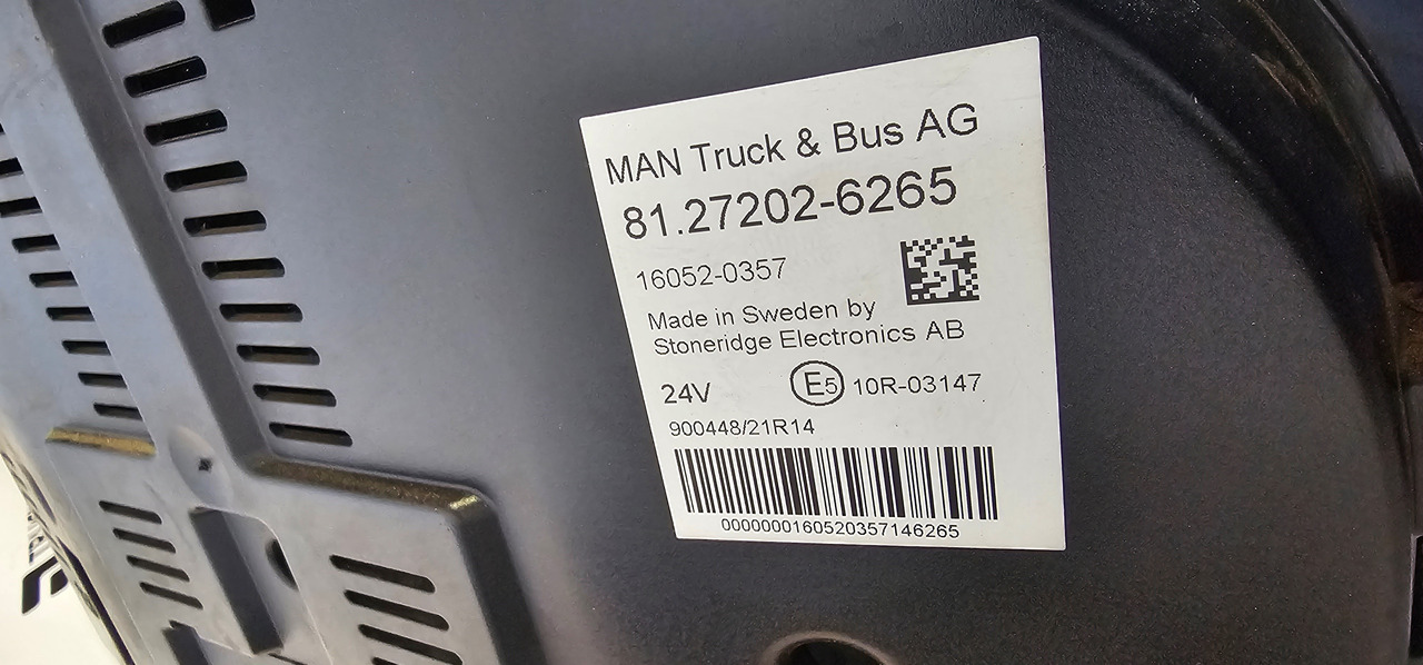 MAN MAN TGX / TGS EURO6 instrument panel, dashboard, information panel, instrument cluster 81272026265, 81258077136, 81272026268, 81258077149, 81258077142, 81272026252, 81272026254, 81258077138, 812720262 - 备件 适用于 卡车:图3 MAN MAN TGX / TGS EURO6 instrument panel, dashboard, information panel, instrument cluster 81272026265, 81258077136, 81272026268, 81258077149, 81258077142, 81272026252, 81272026254, 81258077138, 812720262 - 备件 适用于 卡车:图3