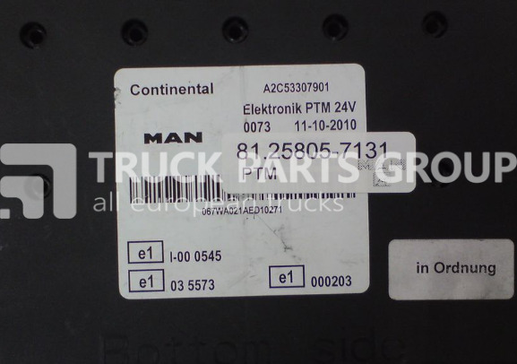 MAN TGX, TGL, TGM, TGL EURO5, EURO6 emission PTM control unit, PTM3, control unit - ECU 适用于 卡车:图2 MAN TGX, TGL, TGM, TGL EURO5, EURO6 emission PTM control unit, PTM3, control unit - ECU 适用于 卡车:图2